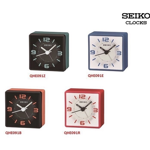 นาฬิกาปลุก Seiko Beep Alarm Clock รุ่น QHE091,QHE091B,QHE091E,QHE091R,QHE091Z