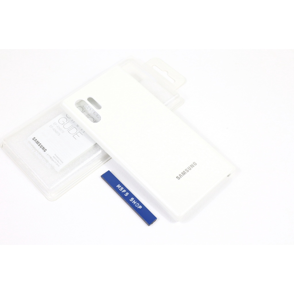 เคส Samsung LED COVER Galaxy Note 10+ สีขาว - มือสอง