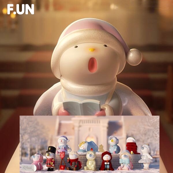 ★Hgtoys★[Optional] [ ] ตุ๊กตา F.un Repolar Winter Town Series Mystery Box ของเล่นสําหรับเด็ก