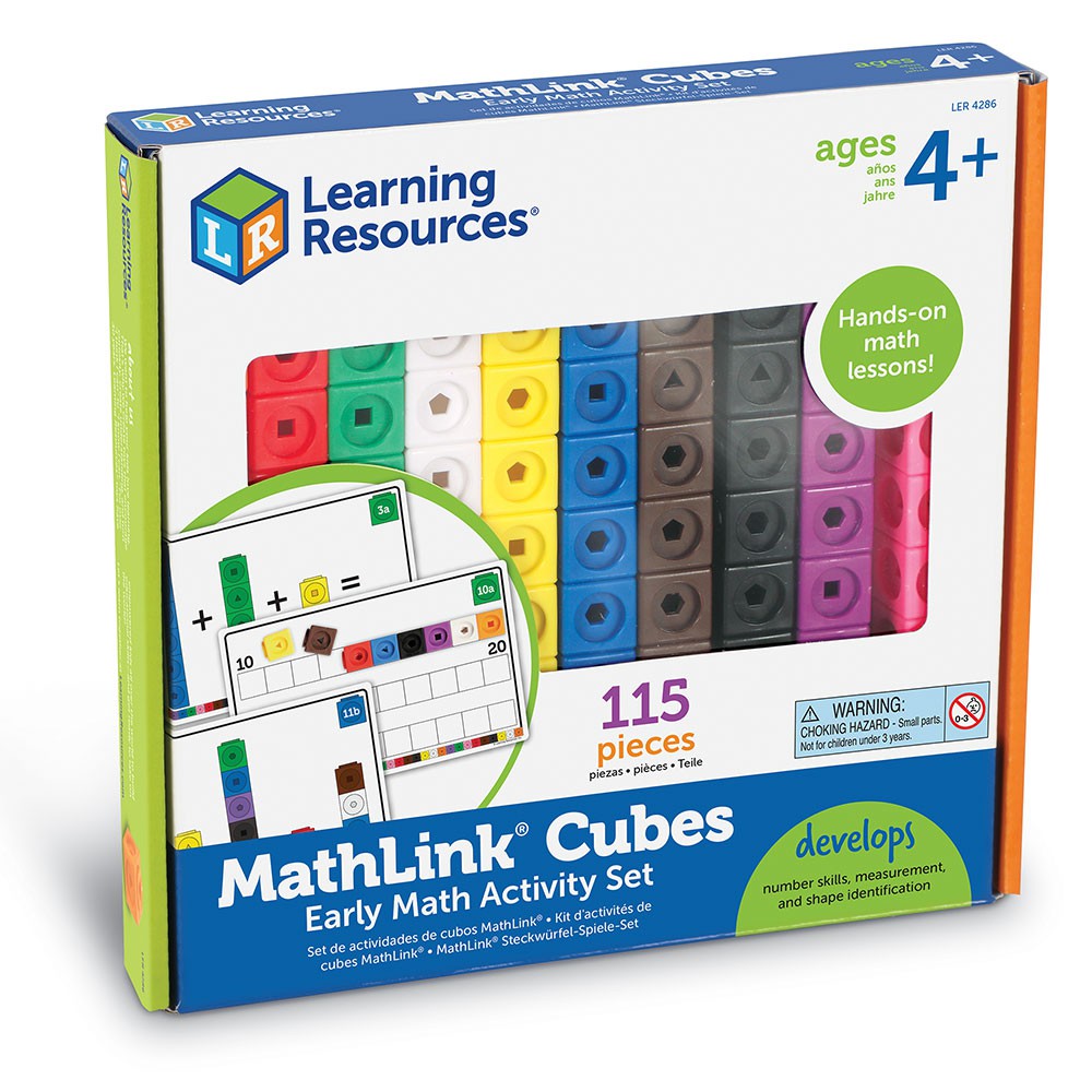 พร้อมส่ง MathLink Cubes Early Math Activity Set (แบรนด์ Learning ...