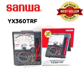 มิเตอร์วัดไฟ Sanwa อนาล็อก มัลติมิเตอร์ รุ่น YX-360TRF มิเตอร์ เข็ม เครื่องวัดแรงดันและกระแสไฟฟ้า เครื่องวัดไฟ AC DC Ana