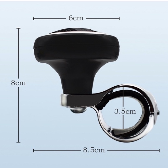 ลูกบิดติดพวงมาลัยรถยนต์ TRDมือจับหมุนพวงมาลัยรถ,อุปกรณ์ช่วยหมุนพวงมาลัยรถยนต์ อุปกรณ์แต่งรถ พวงมาลัยพาวเวอร์ ทรงแฮนด์บอล - รูปที่ 2