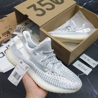 YZ Boost 350 V2 “สะท้อนแสง Static” รองเท้าวิ่ง Sz.36-45 (อปก.ครบเซท) V77A003