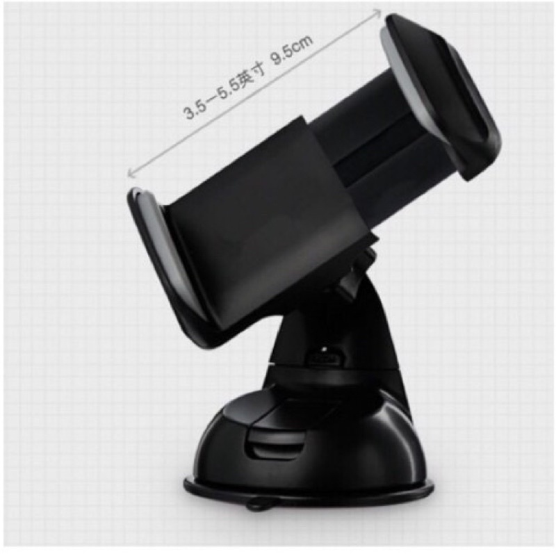 Car phone Holderที่ยึดโทรศัพท์มือถือในรถยนต์ ที่ตั้งมือถือในรถ แท่นจับมือถือในรถ แบบติดดูดกระจก บนคอนโซลรถ
