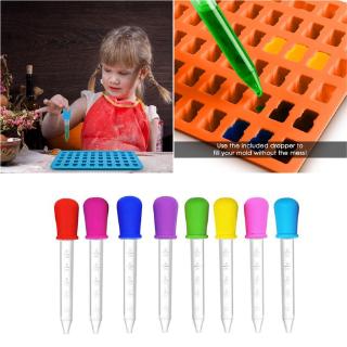 SOME 8 Pcs Baby Dropper Medicine Feeder Silicone Pipette Liquid Food Dropper 5ML