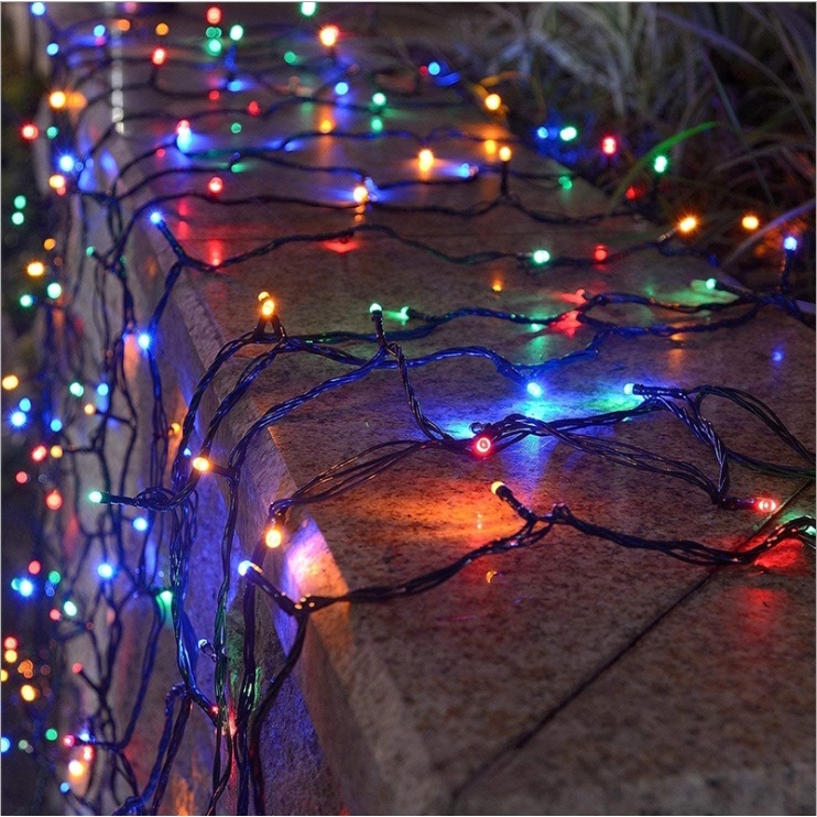 ไฟคริสต์มาส ไฟกระพริบ กันน้ำ LED ไฟปีใหม่ RGB ไฟตกแต่ง 20LED ไฟตกแต่งตามเทศกาล ไฟกลางแจ้ง