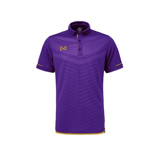 WARRIX SPORT เสื้อโปโลแขนสั้น WA-3318N (VN ม่วง-ทอง)