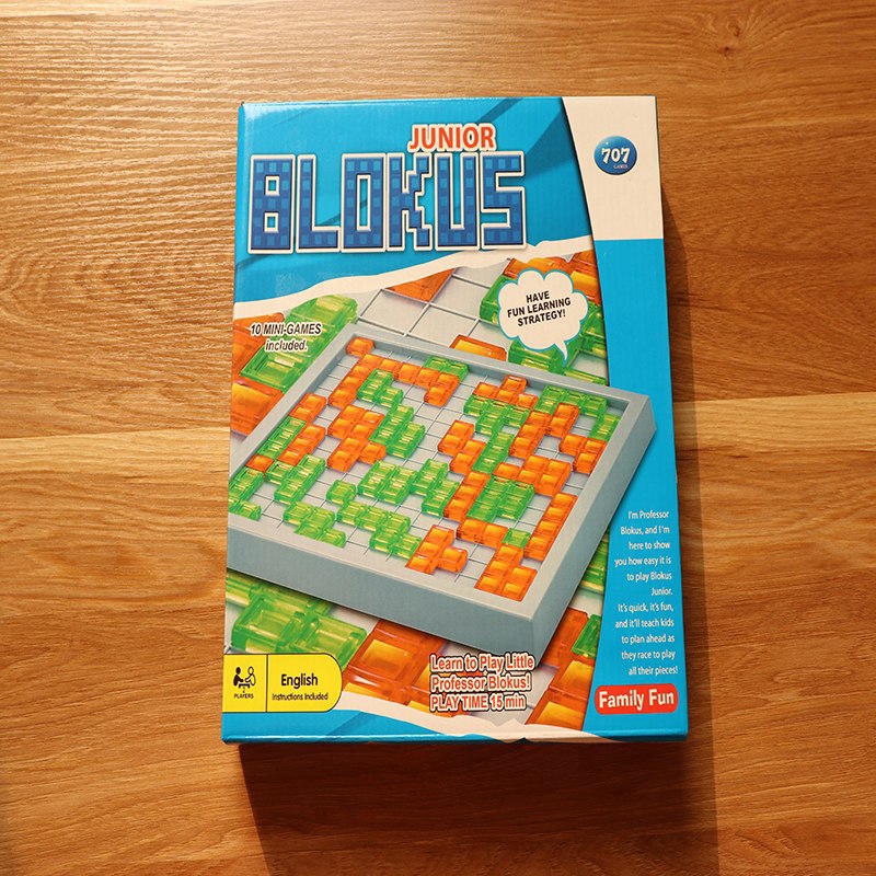 Blokus Board Game Educational Toys 2 Players Game Easy To Play For Children