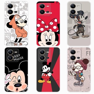 เคส วีโว่ VIVO V25 5G V25E V25 Pro Case การ์ตูน Mickey Minnie Soft TPU เคสซิลิโคน โทรศัพท์มือถือ เคส