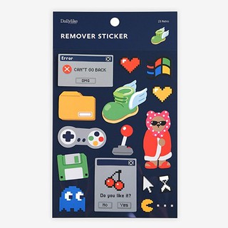 Remover Sticker  - 23 Retro สติ๊กเกอร์