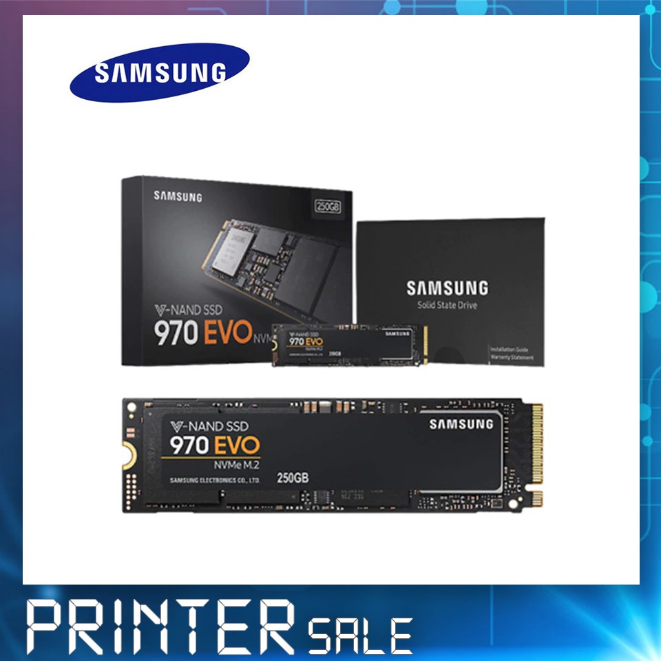 SAMSUNG 970 EVO SSD M.2 NVMe V7E500-500GB V7E250-250GB