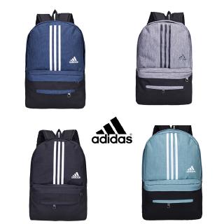 adida.s กระเป๋าเป้เดินทาง กันน้ำ ไปกีฬากลางแจ้งท่องเที่ยวสามใบหญ้าเป้สะพายหลังกระเป๋าเป้สะพายหลังนักเรียน