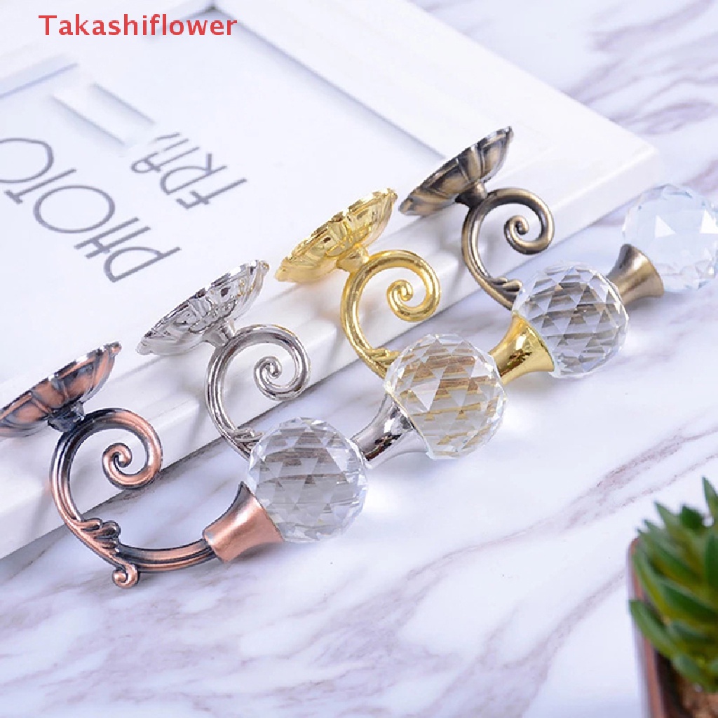 แนะนำ ผ้าม่าน (Takashiflower) ตะขอโลหะคริสตัล สําหรับแขวนผ้าม่าน 2 ชิ้น ราคาพิเศษ มีเก็บเงินปลายทาง