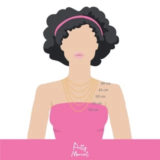 สร้อยเปล่า สแตนเลส Pretty Moment ลายไข่ปลา โชคเกอร์ ไม่ดำ ไม่ลอก ปรับระดับ สีเงิน สีโรสโกล สีทอง แข็งแรง ทนทาน คงสภาพ