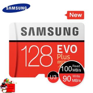 การ์ดหน่วยความจำ EVO + 128GB EVO Plus SDHC SDXC Micro SD เกรด EVO + EVO คลาส 10 C10 ความเร็วสูงสุด 100M / s