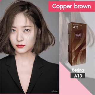 น้ำยาย้อมผมเบอร์ริน่า A13 สีน้ำตาล Copper Brown