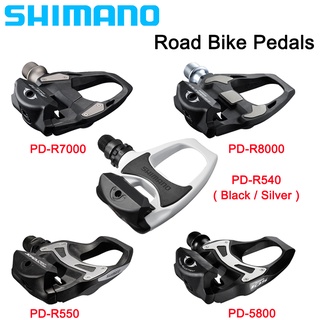 Shimano ที่เหยียบเท้าจักรยาน คาร์บอนไฟเบอร์ 105 PD—R540 R550 R5800 R7000 R8000 SPD พร้อมคลีท SM-Sh11