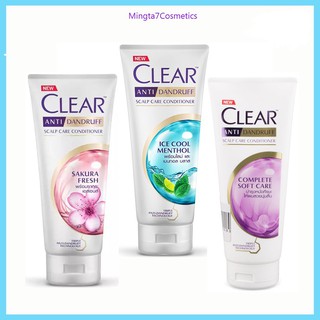 เคลียร์คอนดิชันเนอร์ Clear anti dandruff ครีมนวดผมเคลียร์  300 มล ครีมนวดผมขจัดรังแค