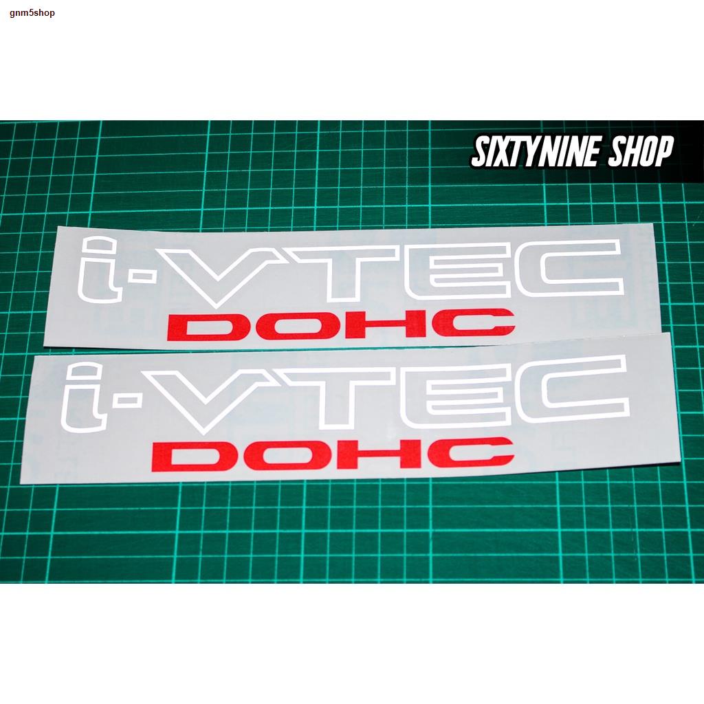 ◄☁สติ๊กเกอร์​ I-VTEC 2 ชิ้น ivtec DOHC / SOHC