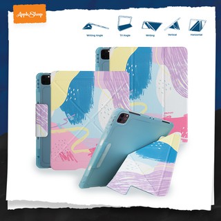 [Origami/Trifold ลาย Unicorn] เคสสำหรับไอแพด 9.7 gen6/10.5/10.2 gen7/gen8/gen9/10.9 Air4/Air5 /pro 11 m1/m2 /12.9/gen10