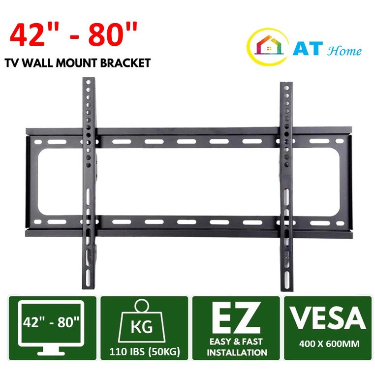 42" - 80" นิ้ว LCD LED Plasma TV Bracket Wall Mount Flat Panel Bracket Holder ( 42" ถึง 80" นิ้ว )