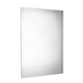 Plain Mirrors กระจกแกะลาย MOYA VM-K53 80x60 ซม. กระจกใสไม่หลอกตา