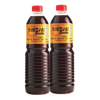 คินซัน ซีอิ๊วญี่ปุ่น 1000 มล. x 2 ขวด Kinsan Japanese Soy Sauce 1000ml x 2 bottles