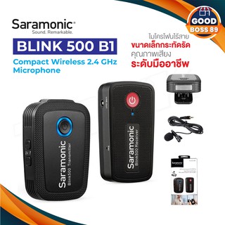 Saramonic ของแท้ 100% Blink500 Set B1 Digital Camera-Mount Wireless Omni Lavalier Microphone มาพร้อม TX+RX