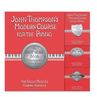 John Thompsons Modern Course for the Piano: First to fifth Grades หนังสือเรียนเปียโน จอห์น ทอมป์สัน เกรด 1-5