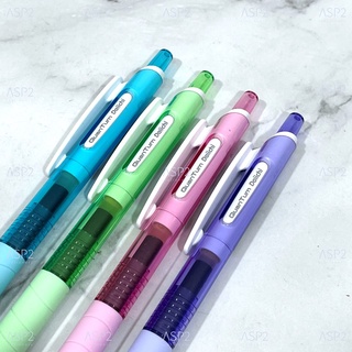 ปากกาเจล ควอนตั้ม Quantum รุ่น Daiichi Dolly 0.5 มม. ปากกา สีน้ำเงิน (1 ด้าม) คละสีด้าม