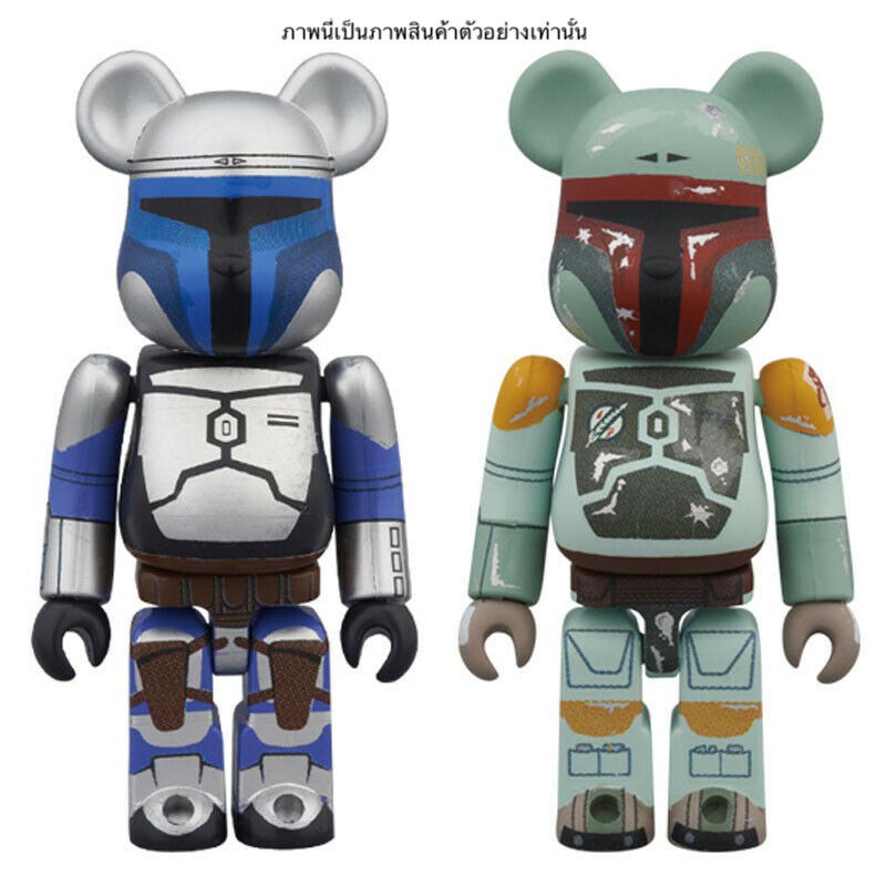 [ของแท้ Brand New] MEDICOM BE@RBRICK :  Bearbrick 100%  -  Boba Fett and Jango Fett