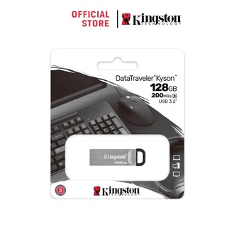 Kingston 128GB DataTraveler Kyson USB-A Flash Drive - แฟลชไดร์ฟ (DTKN/128GB)