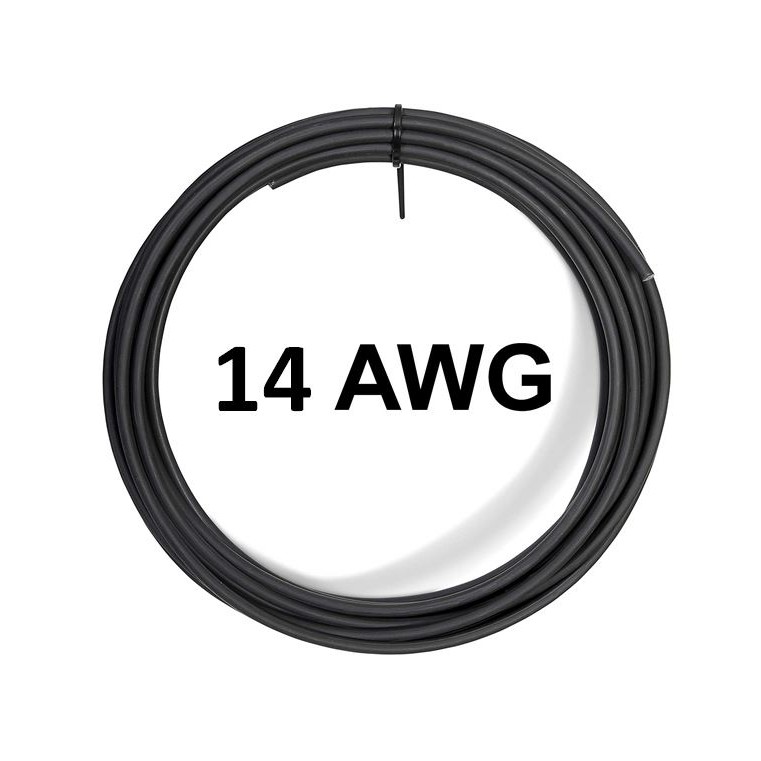 AWG 14 สายซิลิโคนคุณภาพสูงสีดําสีขาว Stranded สาย AWG14 สีดํา