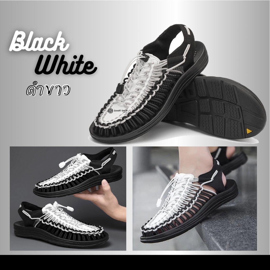 [ส่งไวสุด1-2 วันรับสินค้าเลย] รองเท้ารัดส้น ถักเชือก SANDAL ยอดฮิต รองเท้าแคมป์ ชายและหญิง