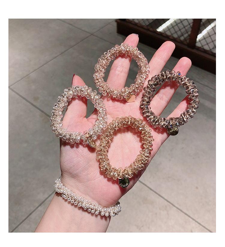 Ins แฟชั่น คริสตัล ยางรัดผม สร้อยข้อมือ ยางรัดผม ใช้คู่ หวานแหวว มุก ยางรัดผม ญี่ปุ่น เกาหลี ยอดนิยม ยางรัดผม คริสตัลหวาน ยางรัดผมเวอร์ชั่นเกาหลี