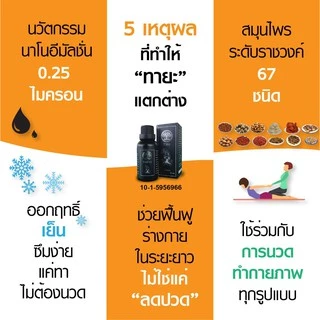 *ทายะ3แถม2(เล็ก)โปรพิเศษ* น้ำมันนวดทายะ Tarya (ส่งฟรีไม่ต้องมีโค้ด)