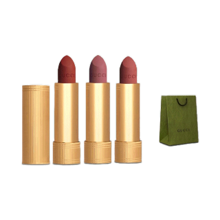 ลิปสติก Gucci Rouge A Levres Lipstick Matte Lip Colour 3.5g 208 gucci lip ลิปสติกแมท เครื่องสำอาง แท้ 100%