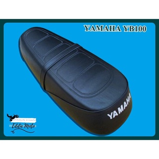 YAMAHA YB100 COMPLETE SEAT "BLACK" with SCREEN  // เบาะรถมอเตอร์ไซค์ สีดำ พร้อมสกรีนอักษร YAMAHA สีขาว สินค้าคุณภาพดี