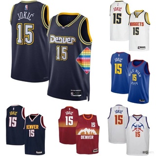 เสื้อกีฬาแขนกุด ลายทีม NBA Jersey Denver Nuggets Jokic Classic พลัสไซซ์ สําหรับผู้ชาย และผู้หญิง 2022