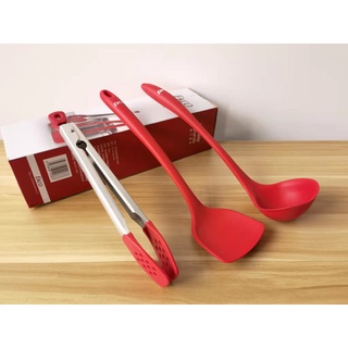 Corning EKCO three-piece silicone spatula kitchenware