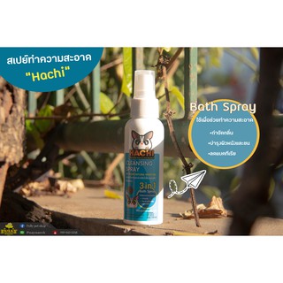 สเปรย์ทำความสะอาด HACHI SPRAY 100ML (แบบอาบแห้ง)