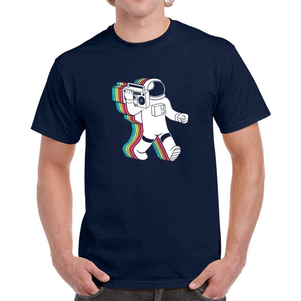 นักบินอวกาศ Cool Music Old School Retro ล้อเลียนเพลง Cool T เสื้อ