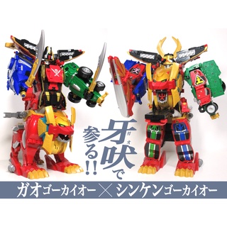 หุ่นยนต์ขบวนการโกไคเจอร์ โกไคโอ Gokaiger (DX GokaiOh + DX GaoLion) ของใหม่ของแท้Bandai จากประเทศญี่ปุ่น