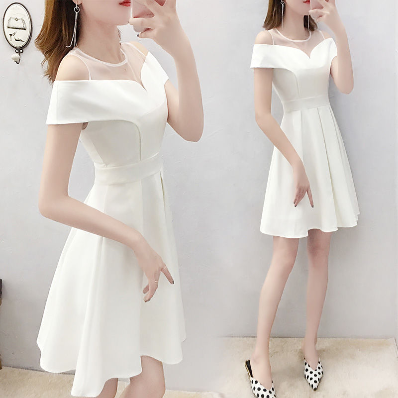 เดรสยาวแฟชั่นสตรี แขนกุดเปลือยหลังทรงสลิมฟิต 2020 ig dress maxi A586