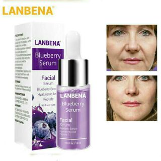 💞พร้อมส่ง💞LANBENA น้ำมันสกัดจาก Blueberry Hyaluronic Acid Serum ช่วยลดเลือนริ้วรอย ความต้านทานริ้วรอย anti-Aging