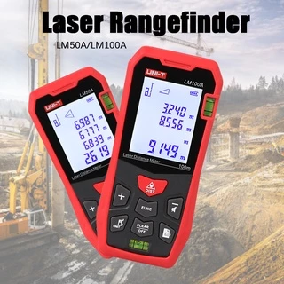 UNI-T LM50A เครื่องวัดระยะแบบเลเซอร์ 50 เมตร เลเซอร์วัดระยะทางดิจิทัล วัดระยะเลเซอร์ LM50 ยูนิที