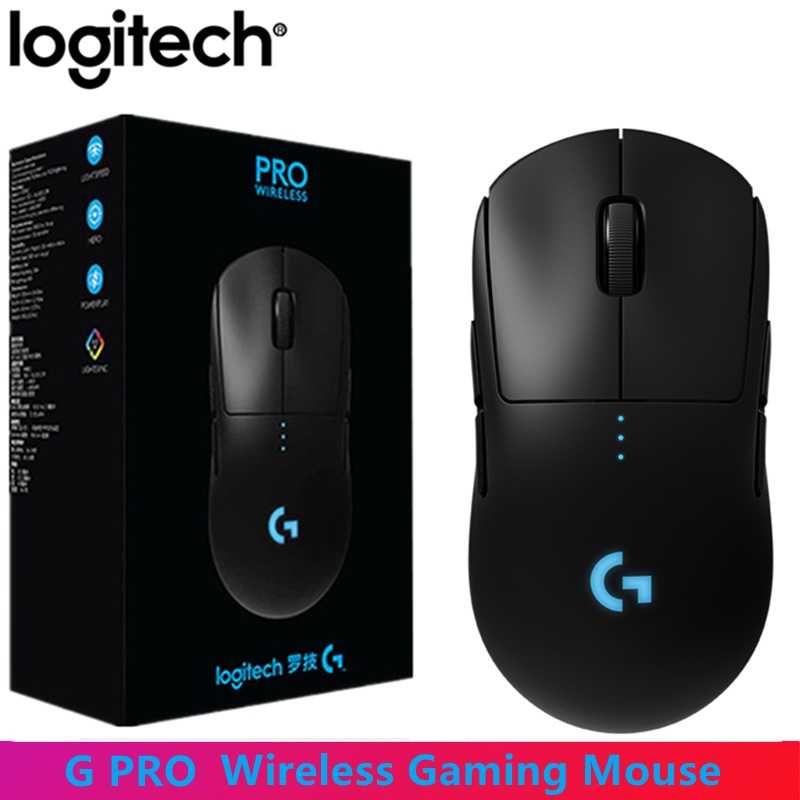 เมาส์Logitech G Pro /G402 /G502/ G703 wireless RGB lighting mechanical counterweight gaming competition mouse USB laptop