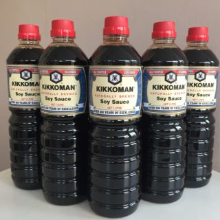 (คีโต)KIKKOMAN ซอสถั่วเหลือง ขนาด 1,000 ml  (ขวดใหญ่)