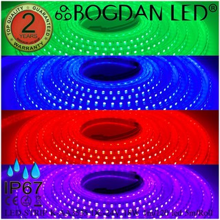 LED STRIP K-AA3535-120-RGB DC-24V 18W/1M IP67 ยี่ห้อBOGDAN LED แอลอีดีไฟเส้นสำหรับตกแต่ง 600LED/5M 90W/5M Grade A