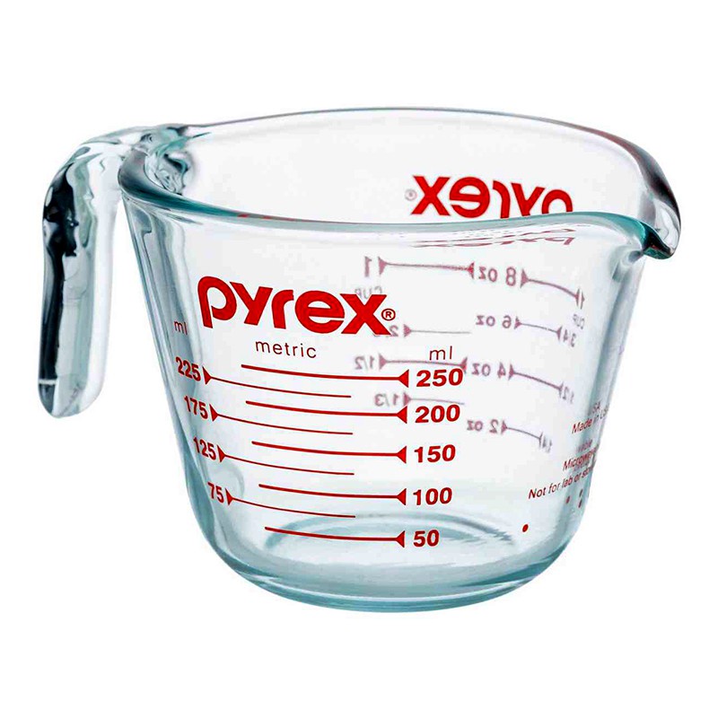 พร้อมส่ง！！ Pyrex ถ้วยตวง แก้วตวง USA ขนาด 250 ml.